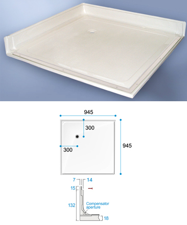 Shower Tray Swift 945