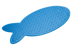 Bathroom Blue Fish Shaped Mat