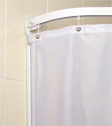 Captive curtain system, supplied on its own