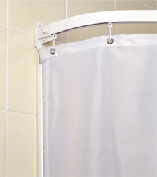Captive curtain system, supplied on its own