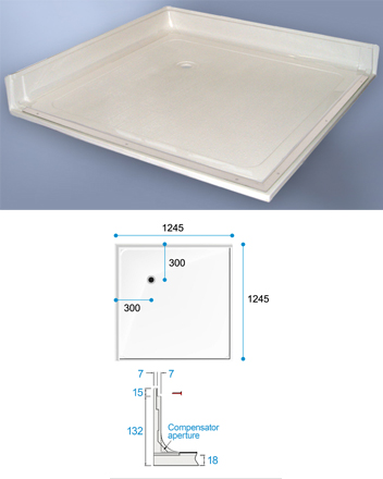 Shower Tray Swift 1245