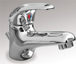 Basin mixer-monobloc
with pop-up waste