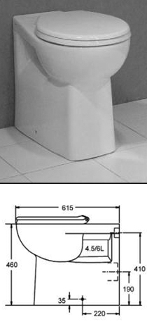 Comfort Height BTW Toilet  