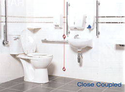 Corporate - Close Coupled Doc M Pack Disabled Toilet