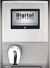 Digital Washroom Advertsing Hand Dryer 