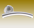 Door Handle - Arched Lever On Rose