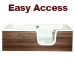 Easy Access Bath with Panel Choice