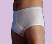 Gents Traditional Briefs with Built In Pad