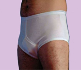 Gents Traditional Briefs With Built In Pad