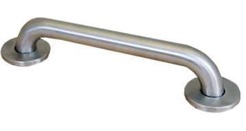 Single Grab Rail In Brush Stainless Steel 300mm