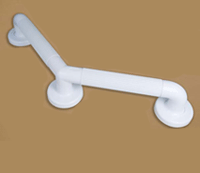 Plastic Fluted 135 Cranked Grab Rail 450 x 450mm