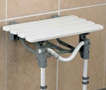 Shower Seat Wall Mounted Slatted 