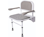 Standard Padded Drop Down Shower Seat Seat + Arm