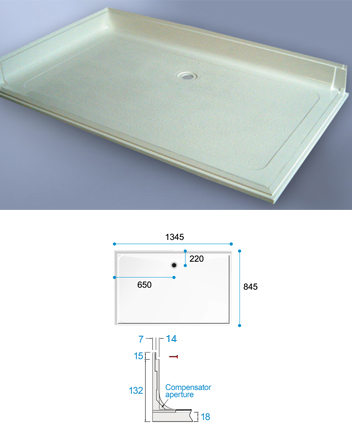 Shower Tray Swift 1345