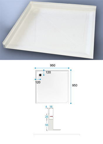 Shower Tray Swan