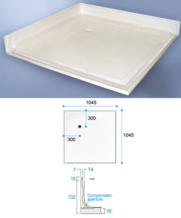 Shower Tray Swift 1045