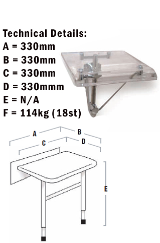 Folding Shower Seat Portia