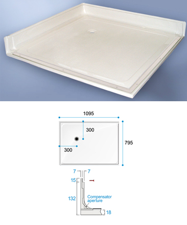 Shower Tray Swift 1095