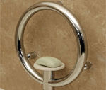 Soap Dish With Integrated Support Rail