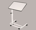 Bed & Chair Table Deluxe White Tabletop