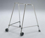 Small Narrow Wheeled Adjustable Height Walking Aid