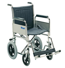 Wheelchair Fixed Back Narrow Width Steel Transit 