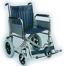 Wheelchair Fixed Back Extra Heavy Duty Steel 