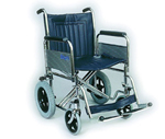 Wheelchair Fixed Back Extra Heavy Duty Steel 